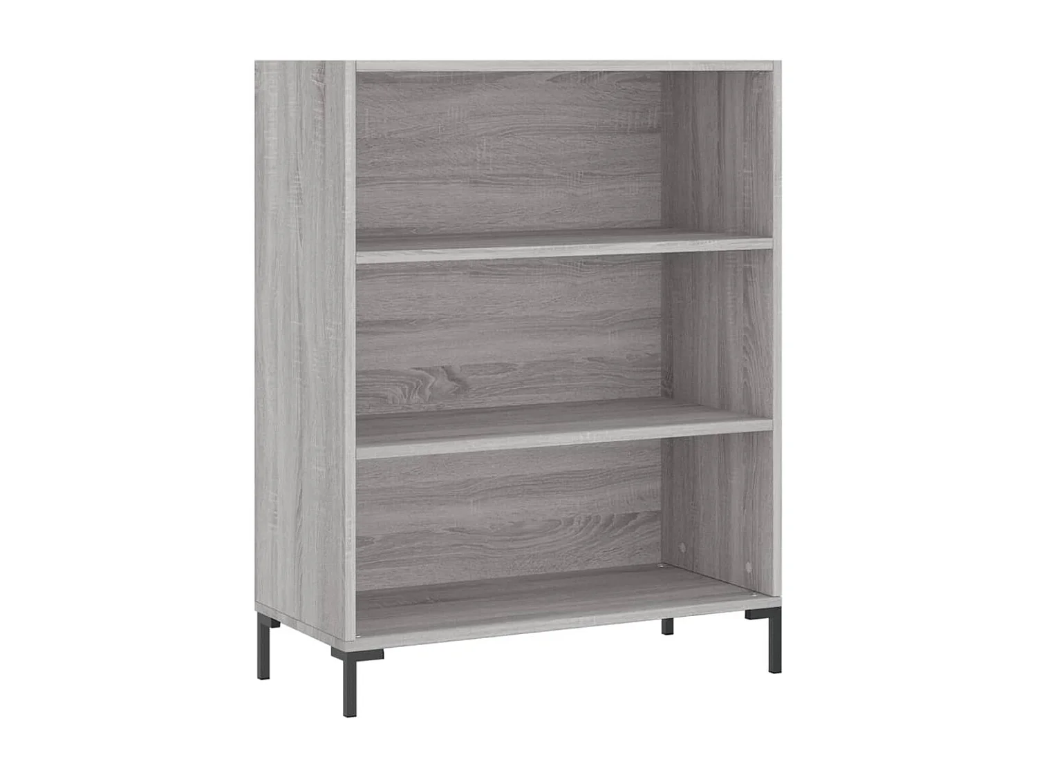 Aparador cómoda cómoda armario mueble organizador cocina salón salón Sonoma 69,5 x 32,5 x 180 cm madera contrachapada gris 02_0036424