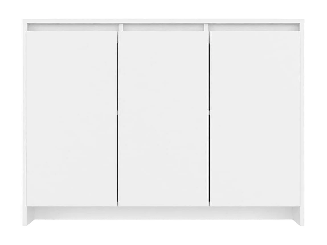 Credenza buffet cassettiera mobile contenitore organizer cucina soggiorno soggiorno 102 x 33 x 75 cm derivati ​​del legno bianco 02_0030173