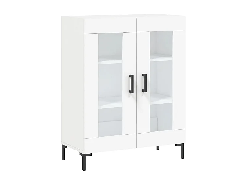 bahut commode armoire bois blanche 69.5 x 34 x 90 cm 02_0030423