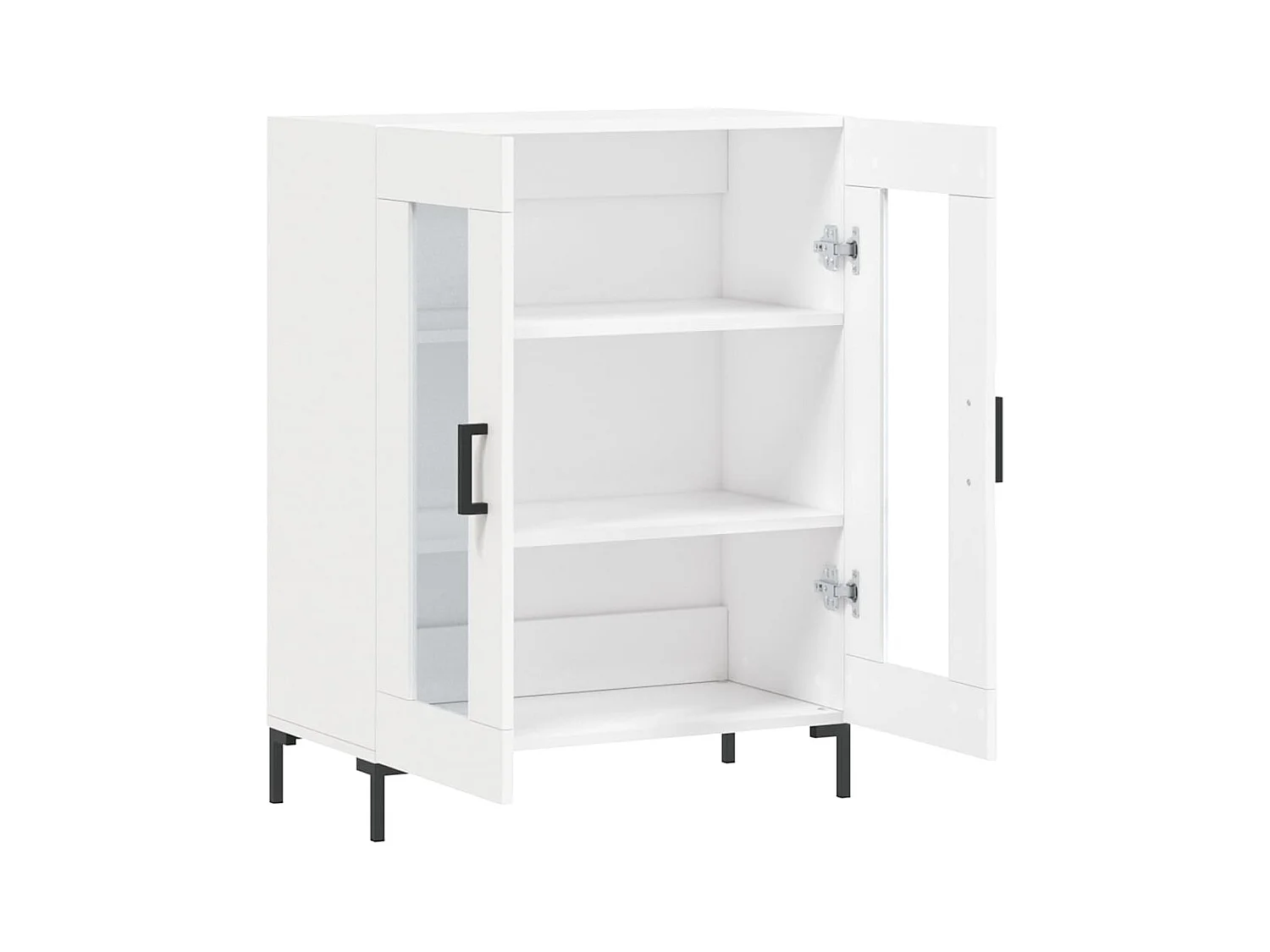 bahut commode armoire bois blanche 69.5 x 34 x 90 cm 02_0030423
