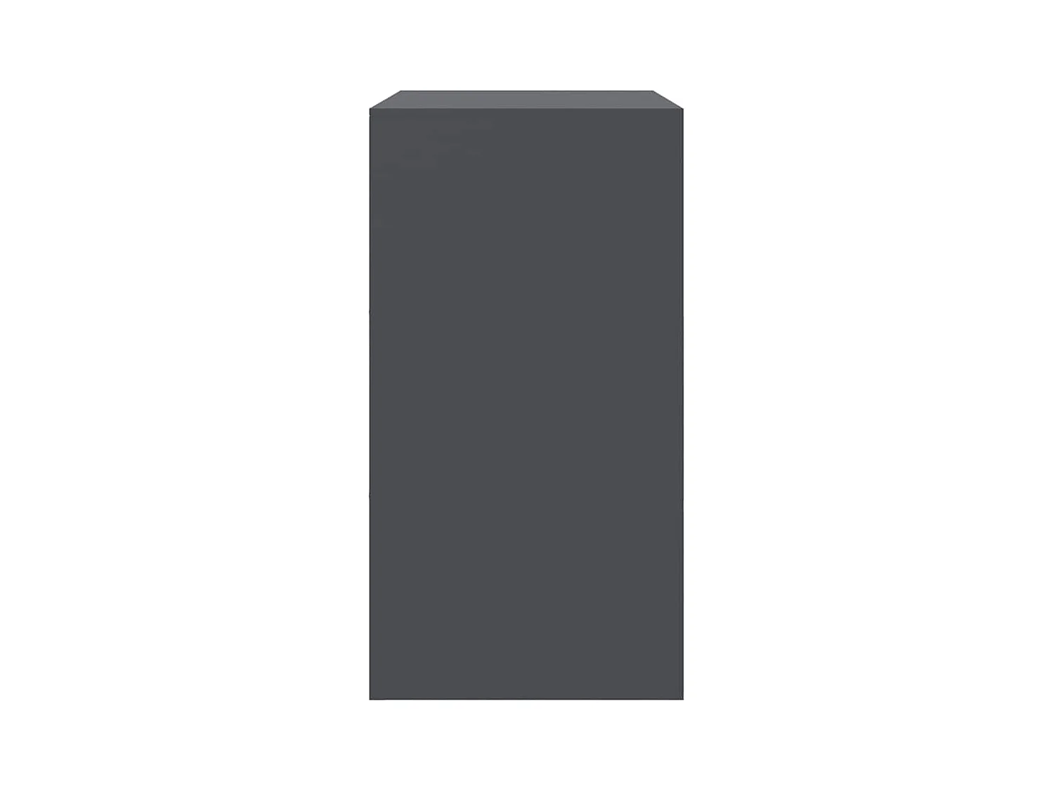 Aparador buffet cómoda mueble mueble de almacenaje organizador cocina salón salón 67 x 39 x 73 cm acero antracita 02_0029699