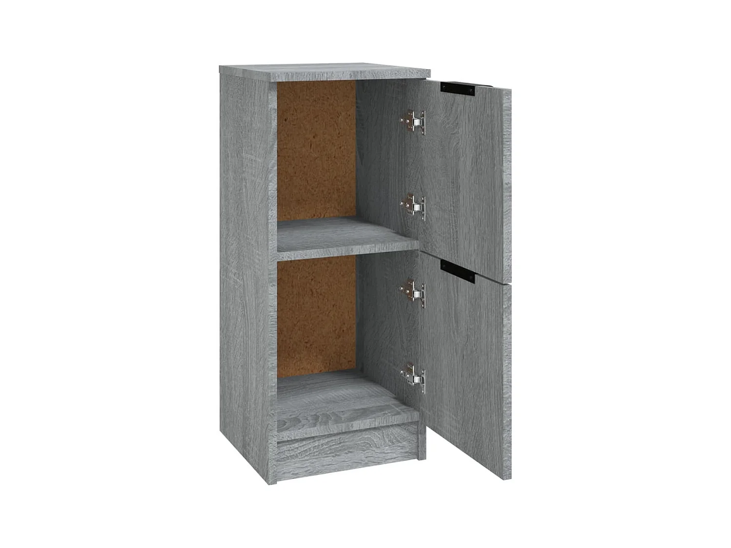 Aparador cômoda armário armário organizador cozinha sala sala Sonoma 30 x 30 x 70 cm madeira trabalhada cinza 02_0036287