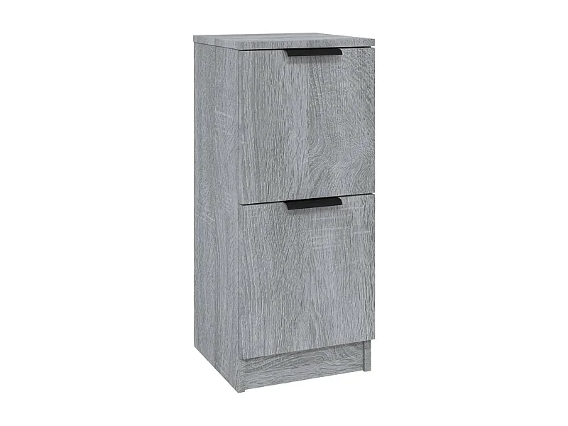 Credenza cassettiera cassettiera mobile contenitore organizer cucina soggiorno soggiorno Sonoma 30 x 30 x 70 cm derivati ​​del legno grigio 02_0036287