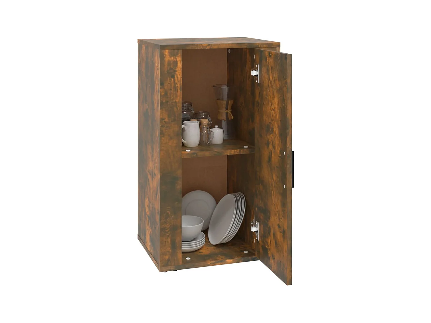 Aparador buffet cómoda armario unidad de almacenamiento organizador cocina salón salón 40 x 33 x 70 cm madera contrachapada marrón 02_0030933