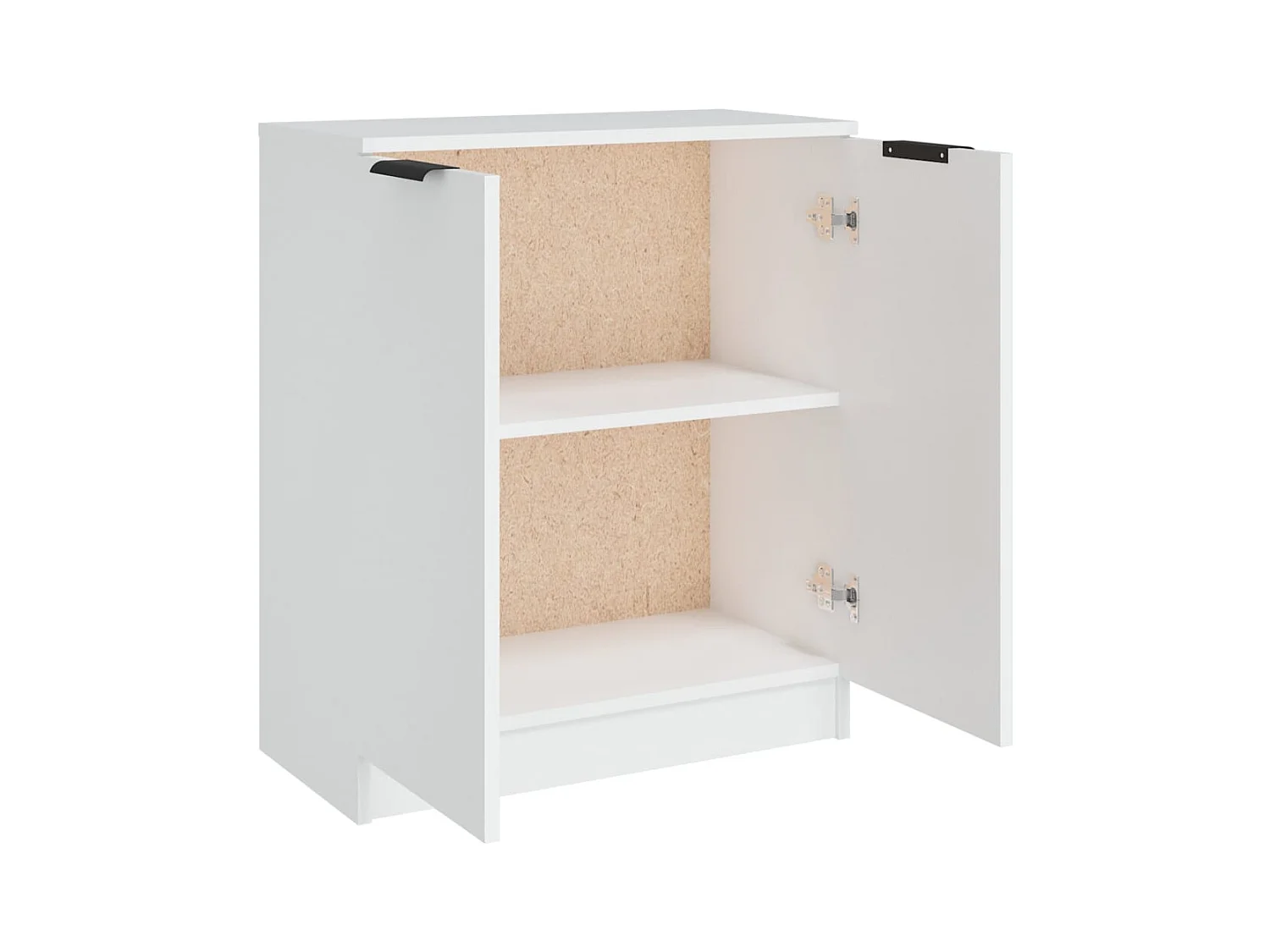 Credenza buffet cassettiera mobile contenitore organizer cucina soggiorno soggiorno 60 x 30 x 70 cm derivati ​​del legno bianco 02_0030332