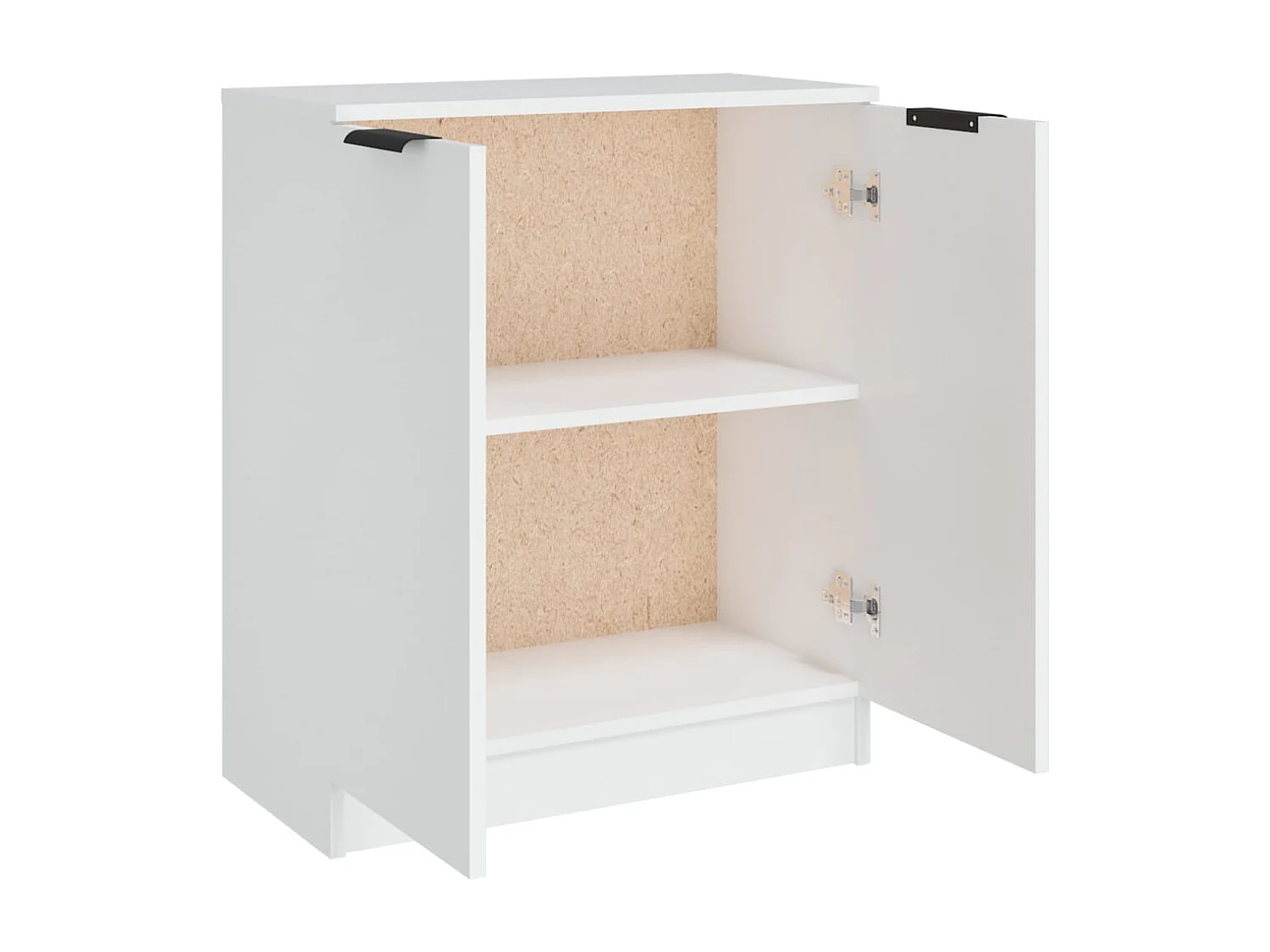 Aparador buffet cómoda mueble mueble de almacenaje organizador cocina salón salón 60 x 30 x 70 cm madera contrachapada blanco 02_0030332