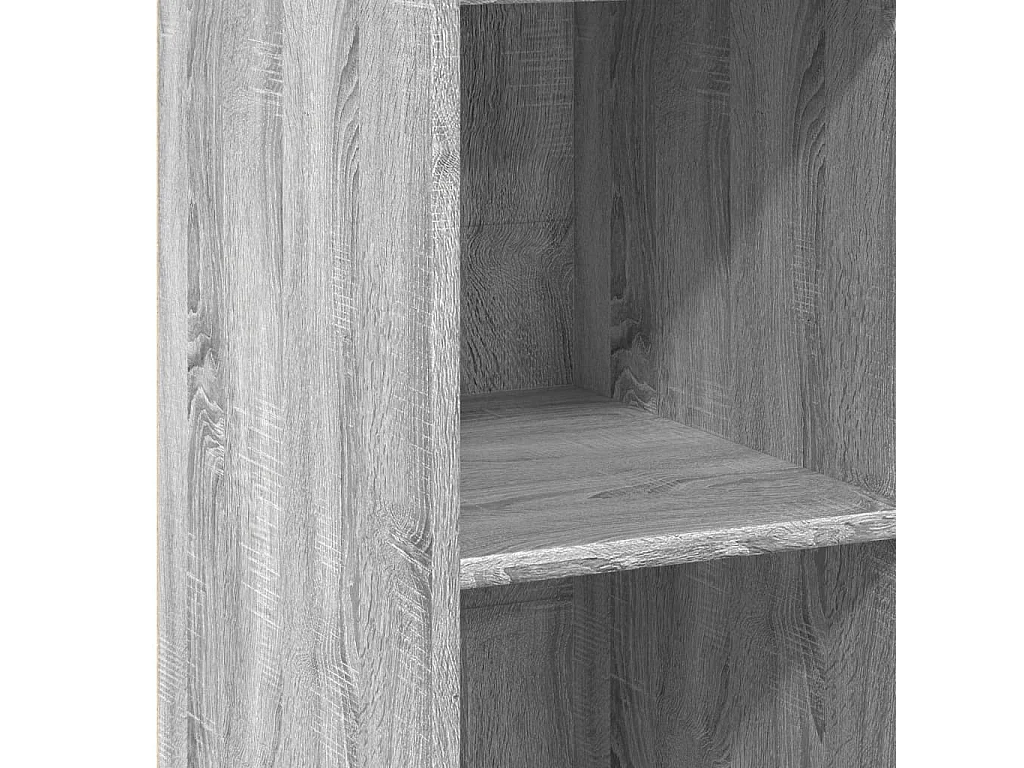 Credenza buffet cassettiera mobile contenitore organizer cucina soggiorno soggiorno alto Sonoma 40 x 41 x 124 cm derivati ​​del legno grigio 02_0035360