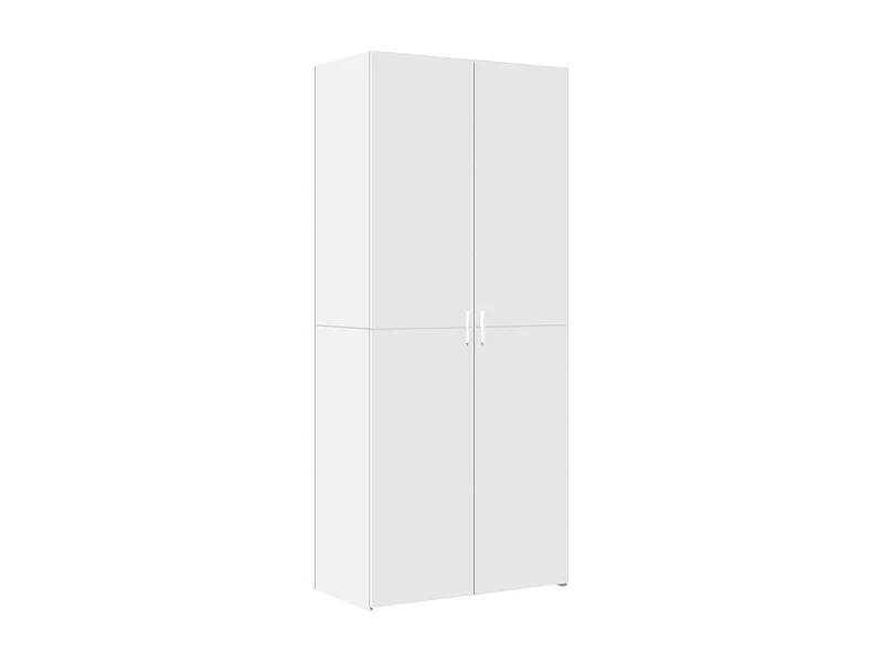 Credenza buffet cassettiera mobile contenitore organizer cucina soggiorno soggiorno alto 80 x 42,5 x 185 cm derivati ​​del legno bianco 02_0032774