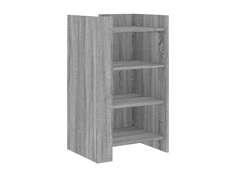 Credenza cassettiera cassettiera mobile contenitore organizer cucina soggiorno soggiorno Sonoma 45 x 35 x 75 cm derivati ​​del legno grigio 02_0036365