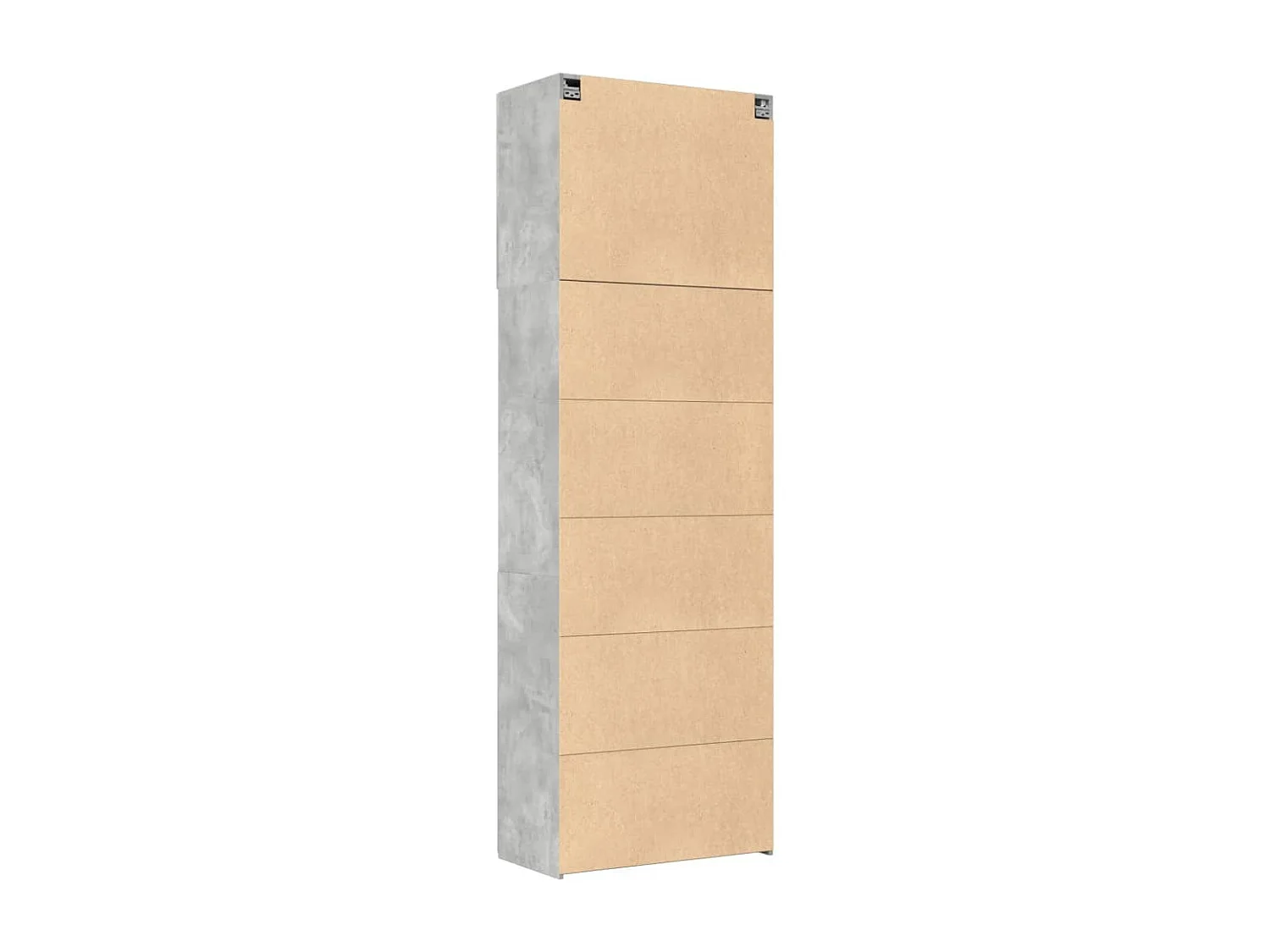 bahut commode armoire bois marron 80 x 42.5 x 249 cm 02_0034724