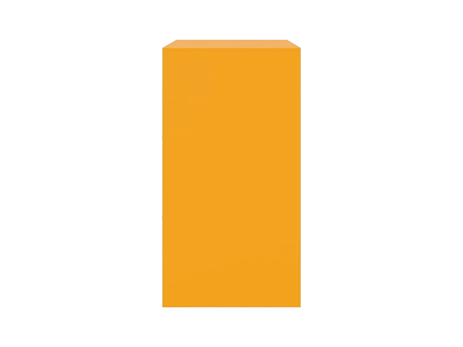 Aparador buffet cómoda armario mueble organizador cocina salón salón amarillo mostaza 67 x 39 x 73 cm acero Amarillo 02_0035700