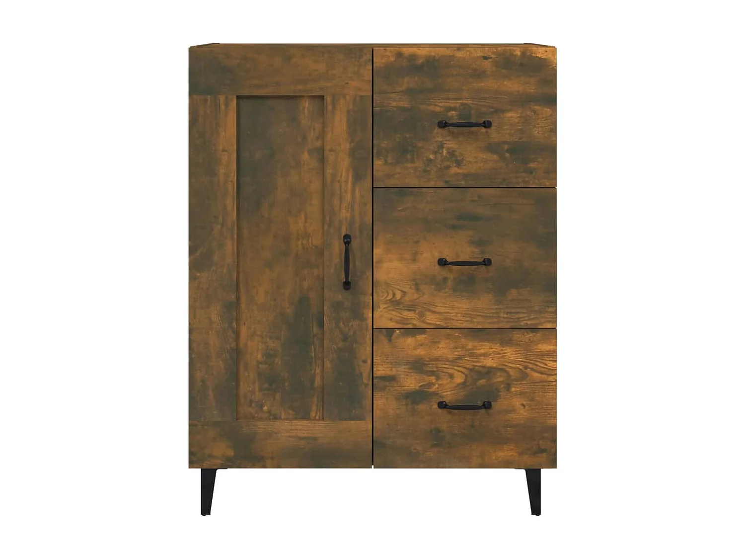 Buffet aparador cômoda armário unidade de armazenamento organizador cozinha sala de estar 69,5 x 34 x 90 cm madeira trabalhada marrom 02_0031044