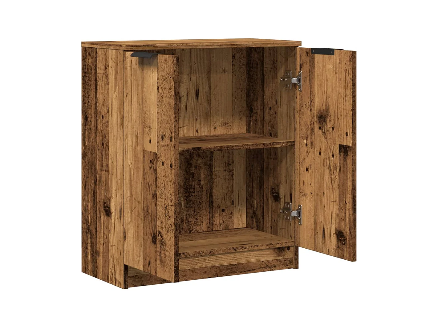 Buffet aparador cômoda armário unidade de armazenamento organizador cozinha sala sala madeira velha 60 x 30 x 70 cm madeira trabalhada marrom 02_0036604