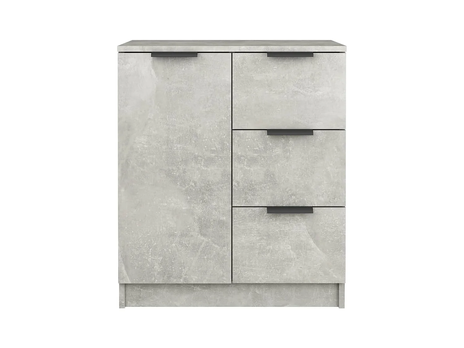 Aparador buffet cómoda mueble mueble de almacenaje organizador cocina salón salón 60 x 30 x 70 cm madera contrachapada gris 02_0031956