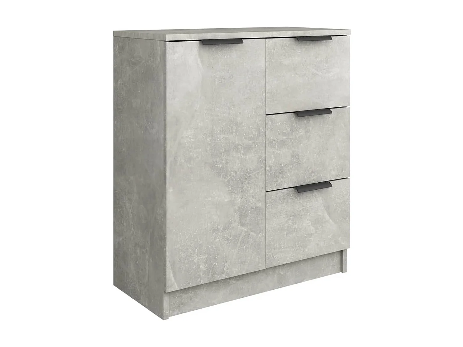 Credenza buffet cassettiera mobile contenitore organizer cucina soggiorno soggiorno 60 x 30 x 70 cm derivati ​​del legno grigio 02_0031956