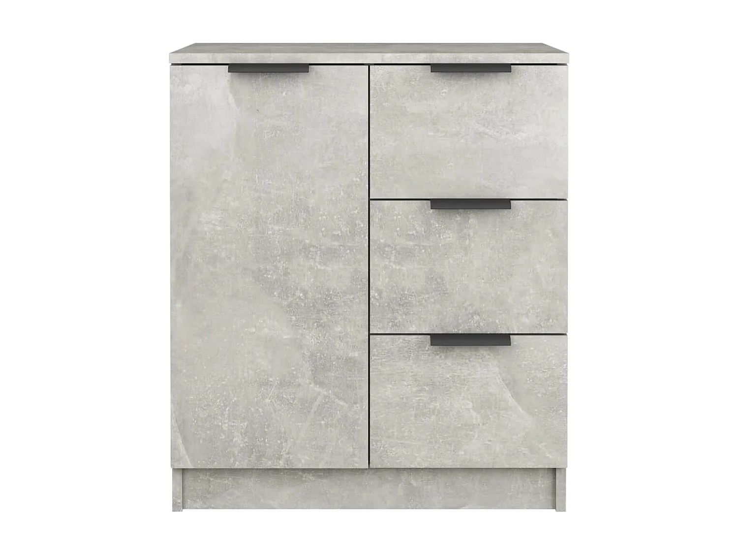 Credenza buffet cassettiera mobile contenitore organizer cucina soggiorno soggiorno 60 x 30 x 70 cm derivati ​​del legno grigio 02_0031956