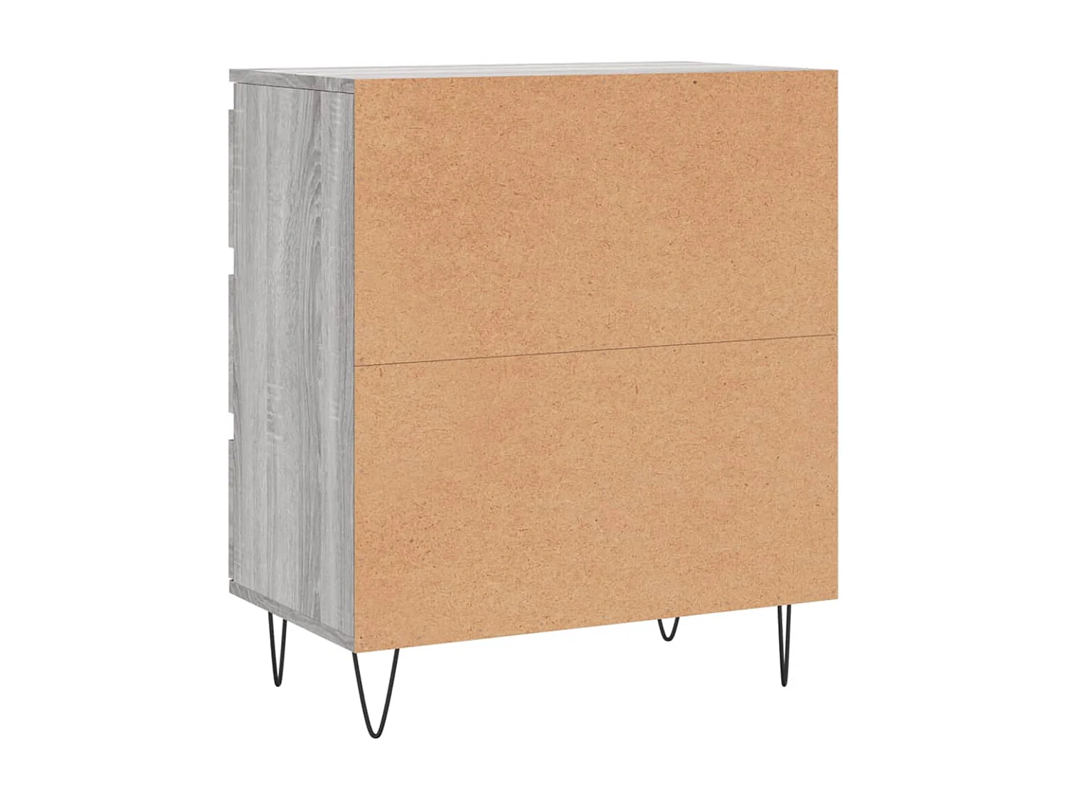 Credenza cassettiera cassettiera mobile contenitore organizer cucina soggiorno salonsonoma 60 x 35 x 70 cm derivati ​​del legno grigio 02_0036410