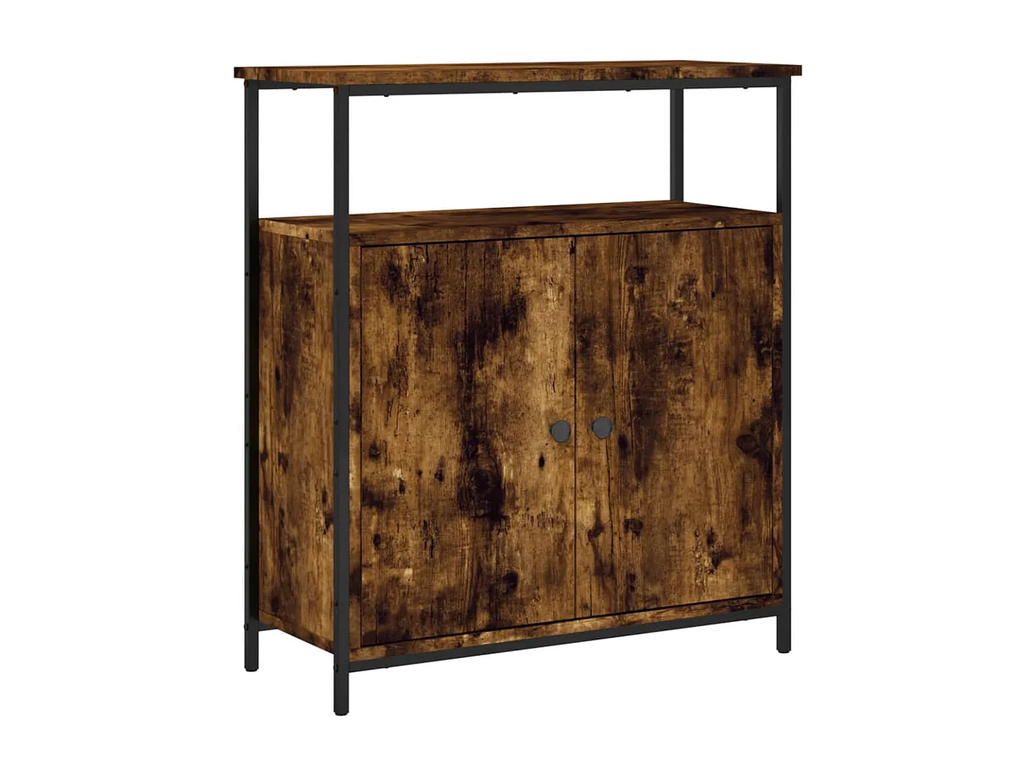 Credenza buffet cassettiera mobile contenitore organizer cucina soggiorno soggiorno 70 x 30 x 80 cm derivati ​​del legno marrone 02_0031082