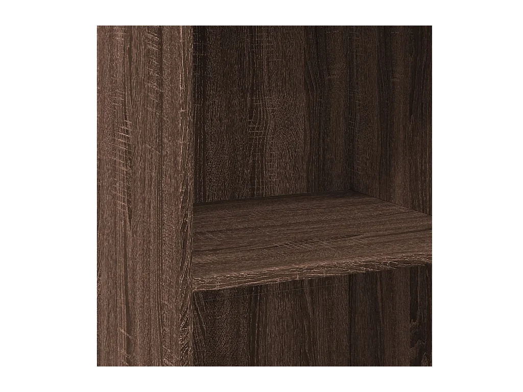 Aparador cómoda cómoda armario mueble organizador cocina salón salón alto 45 x 41 x 124 cm madera contrachapada marrón 02_0033718