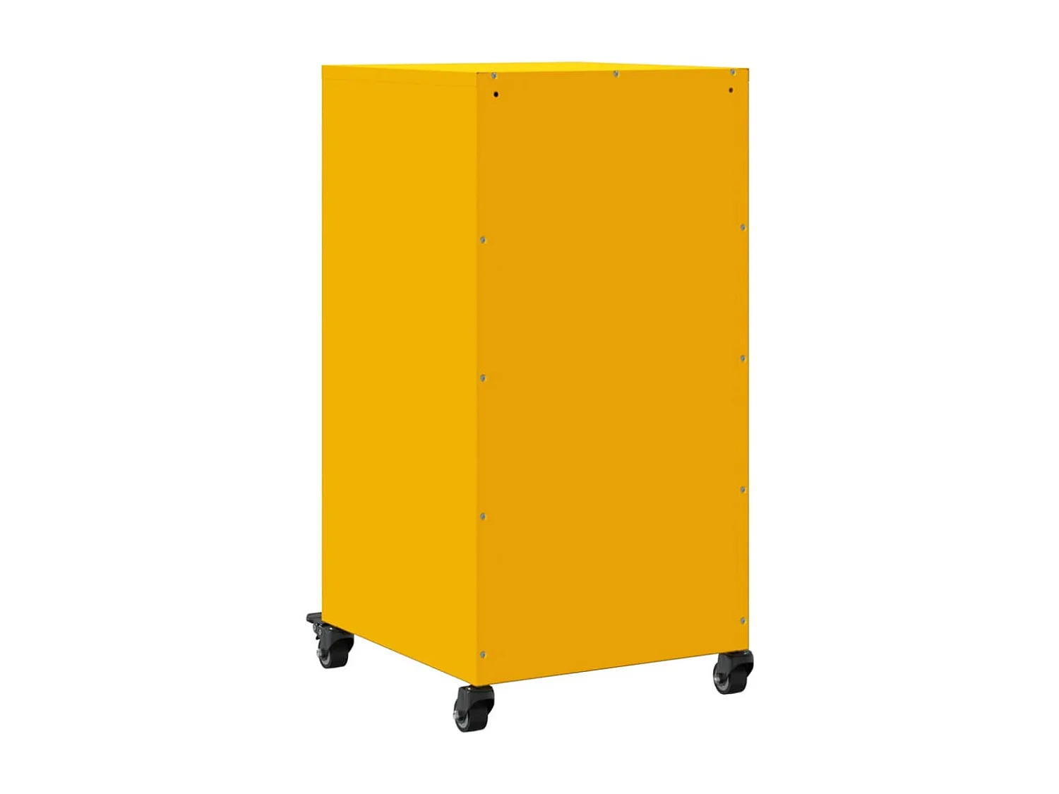 Aparador buffet cómoda armario mueble organizador cocina salón salón amarillo mostaza 36 x 39 x 72 cm acero Amarillo 02_0035694