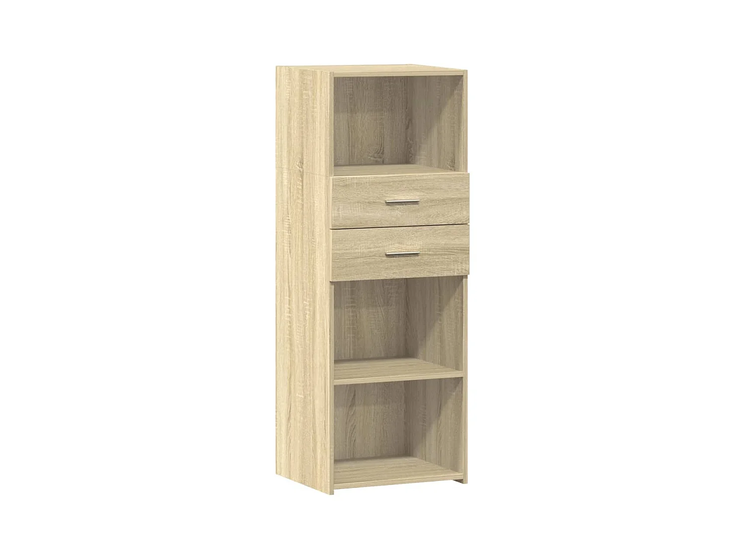 Aparador cómoda cómoda armario mueble organizador cocina salón salón alto Sonoma 45 x 42,5 x 124 cm madera contrachapada marrón 02_0034065