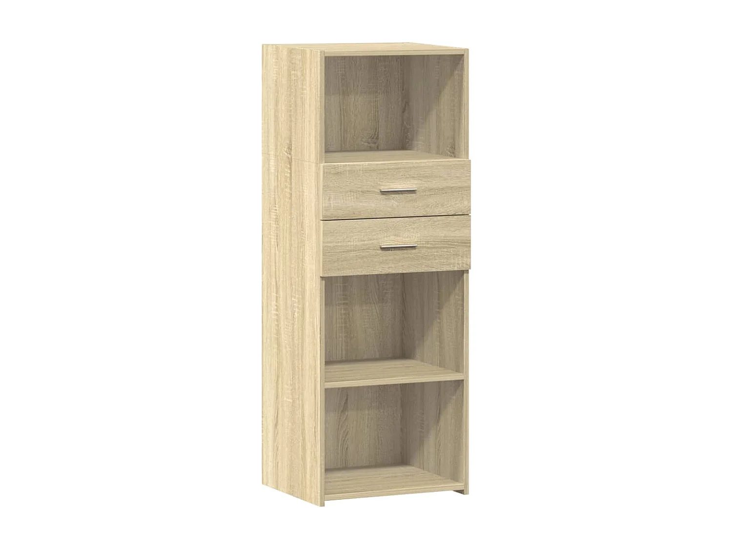 Credenza cassettiera cassettiera mobile contenitore organizer cucina soggiorno soggiorno alto Sonoma 45 x 42,5 x 124 cm derivati ​​del legno marrone 02_0034065