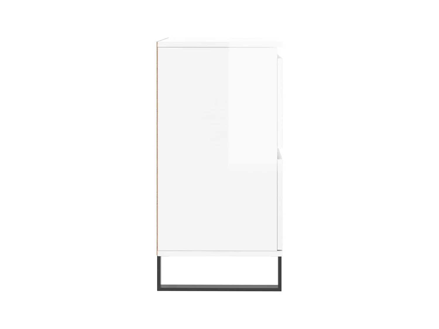 bahut commode armoire bois blanche 120 x 35 x 70 cm 02_0036714