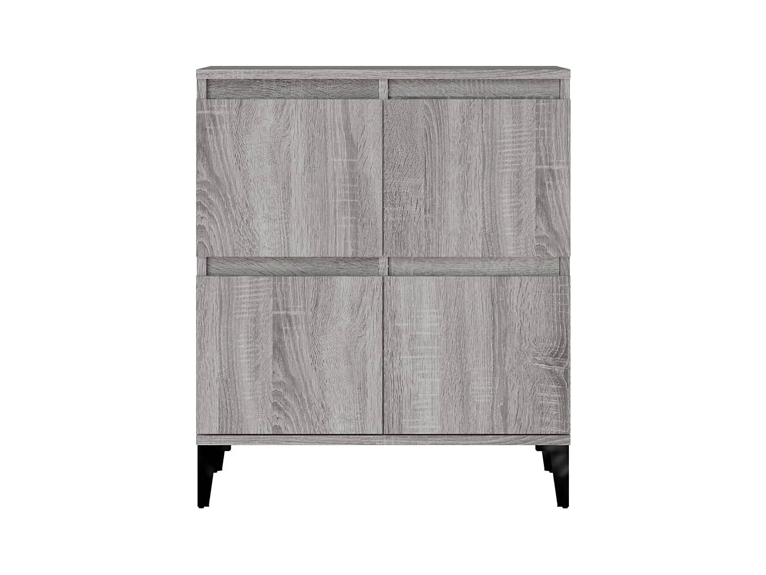 Aparador buffet cómoda armario mueble organizador cocina salón salón 3 piezas sonoma 60 x 35 x 70 cm madera contrachapada gris 02_0037167
