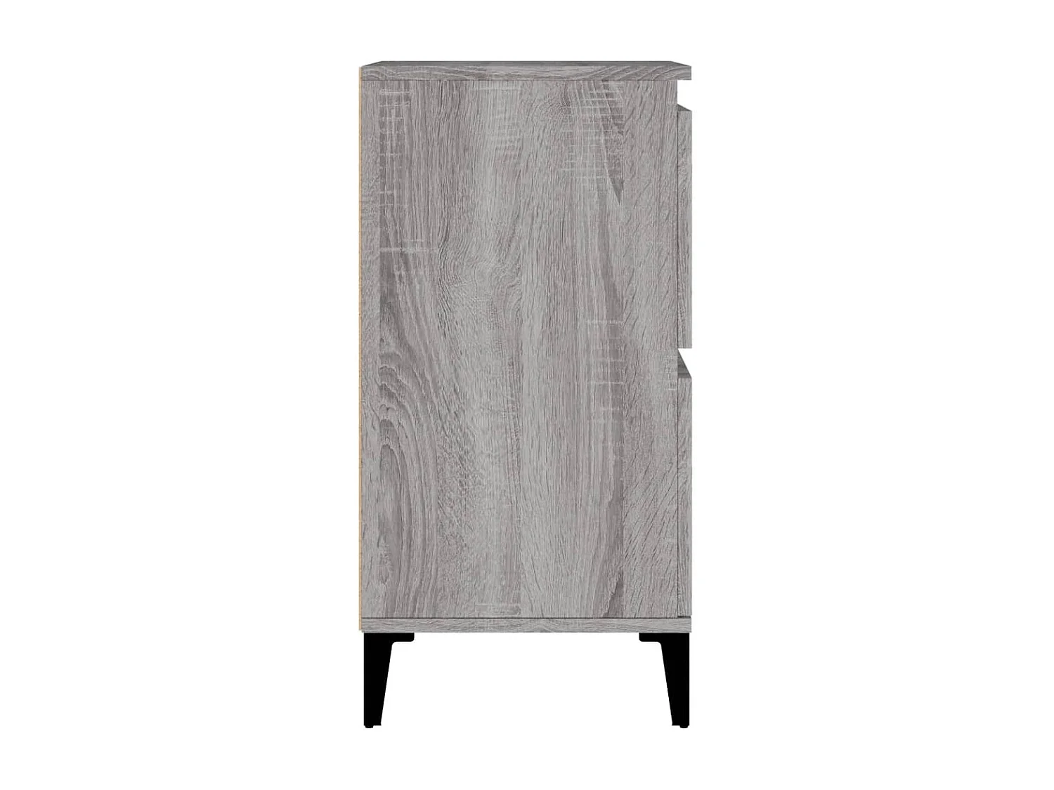 Credenza buffet cassettiera mobile contenitore organizer cucina soggiorno soggiorni 3 pezzi sonoma 60 x 35 x 70 cm pannelli in derivati ​​grigio 02_0037167