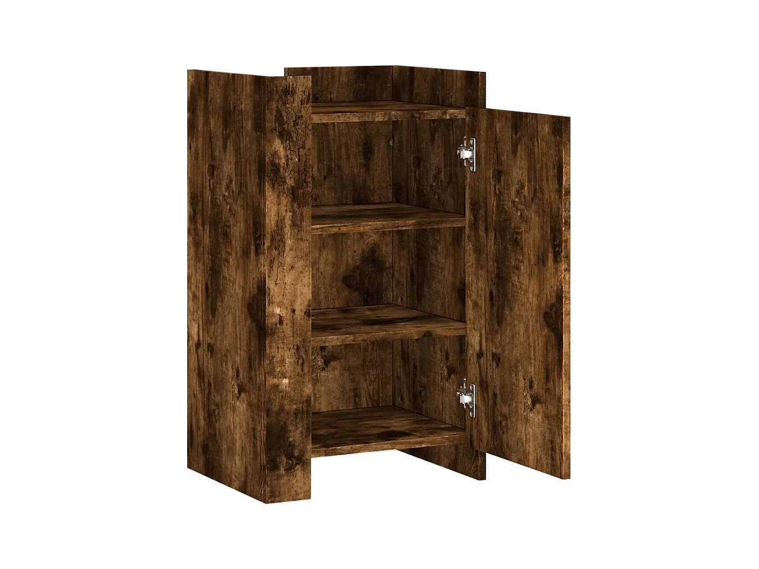 Aparador cômoda armário armário organizador cozinha sala sala 45 x 35 x 75 cm madeira trabalhada marrom 02_0030946