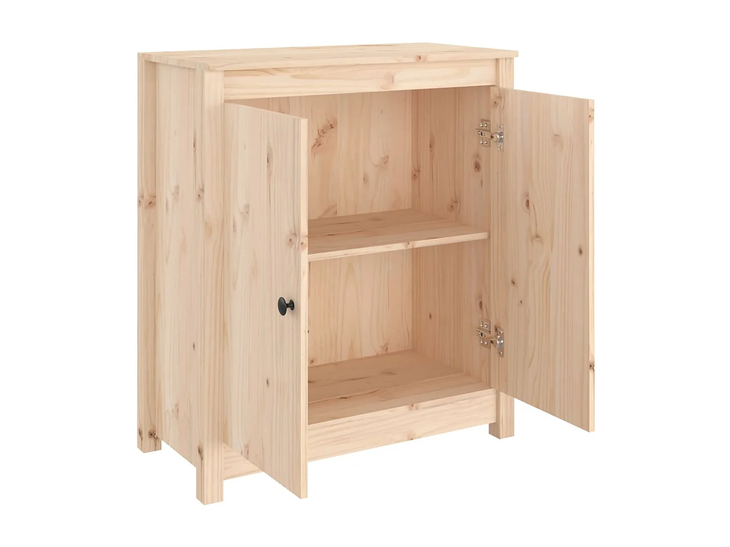 Credenza buffet cassettiera mobile contenitore organizer cucina soggiorno soggiorno 70 x 35 x 80 cm legno di pino massiccio marrone 02_0029644