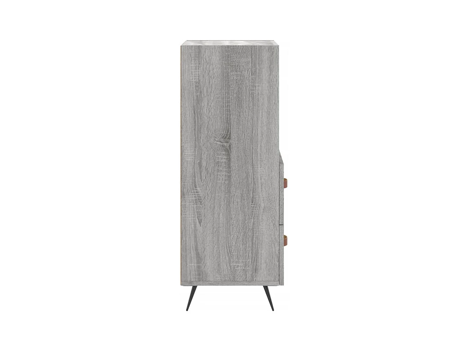 Aparador cómoda cómoda armario mueble organizador cocina salón salón Sonoma 34,5 x 34 x 90 cm madera contrachapada gris 02_0036343
