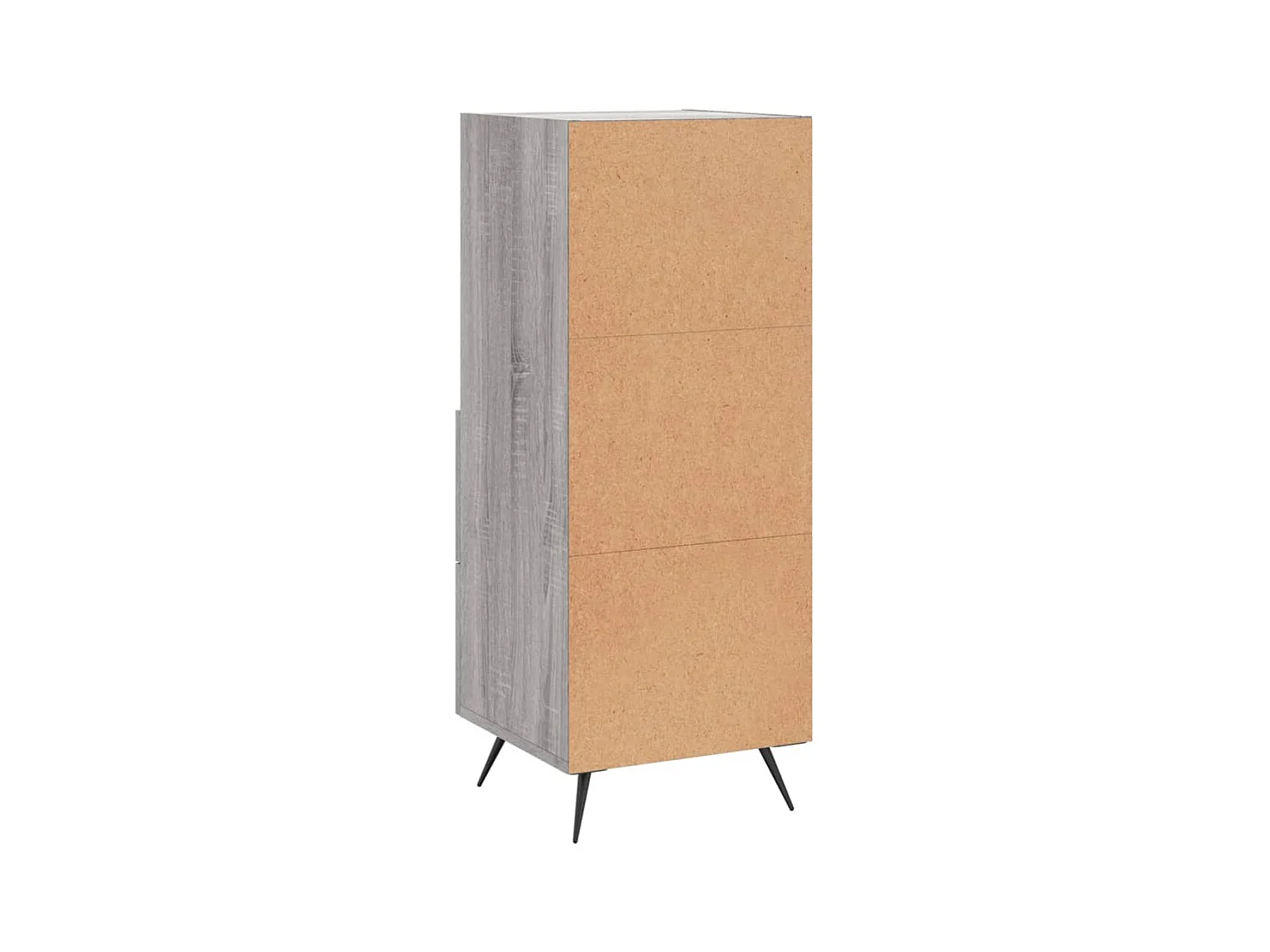 Aparador cómoda cómoda armario mueble organizador cocina salón salón Sonoma 34,5 x 34 x 90 cm madera contrachapada gris 02_0036343
