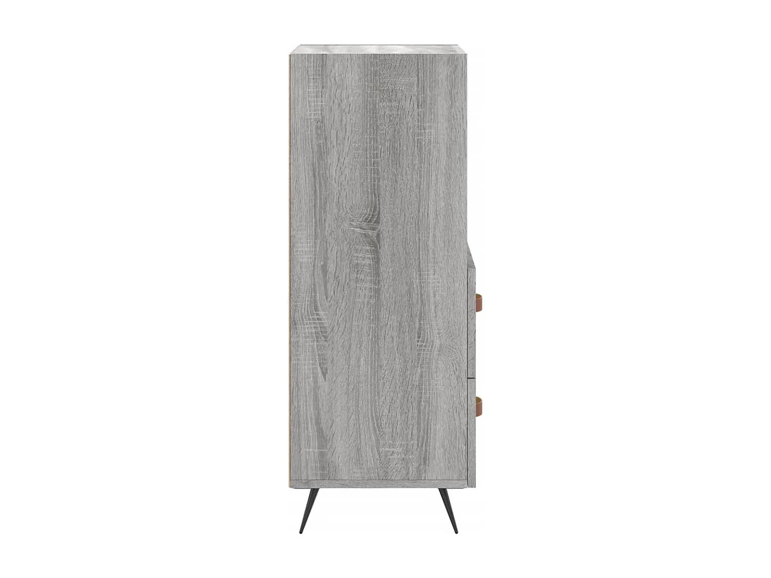 Credenza cassettiera cassettiera mobile contenitore organizer cucina soggiorno soggiorno Sonoma 34,5 x 34 x 90 cm derivati ​​del legno grigio 02_0036343