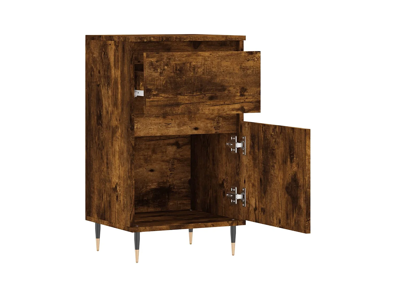 Credenza buffet cassettiera mobile contenitore organizer cucina soggiorno soggiorni set da 2 40 x 35 x 70 cm derivati ​​del legno marrone 02_0036729