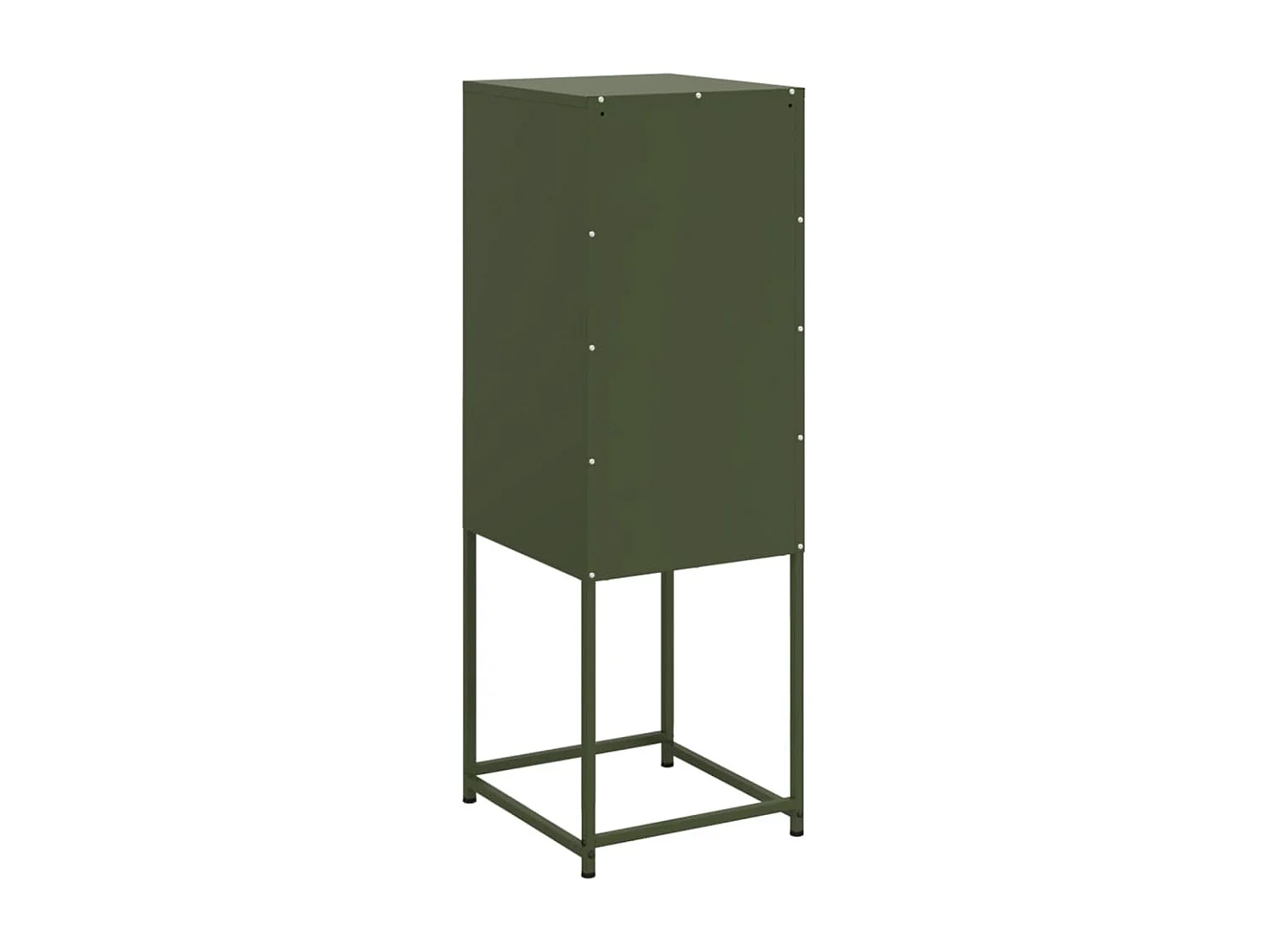 Aparador buffet cómoda armario mueble organizador cocina salón salón oliva 36 x 39 x 107 cm verde acero 02_0036573