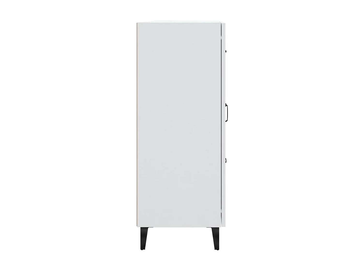 Buffet aparador cômoda armário unidade de armazenamento organizador cozinha sala de estar 69,5 x 34 x 90 cm madeira trabalhada branca 02_0030424