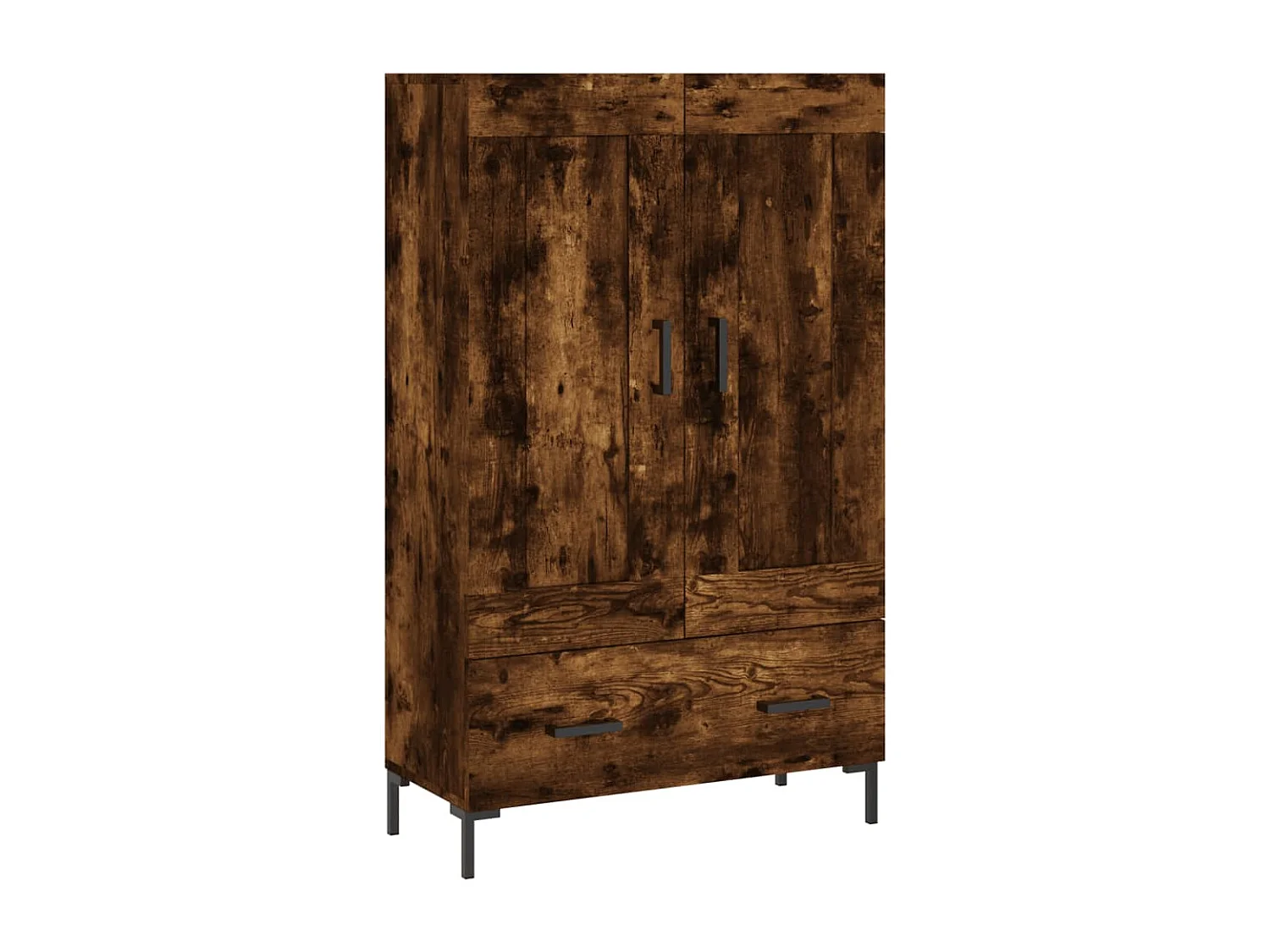 Buffet aparador cômoda armário unidade de armazenamento organizador cozinha sala sala alta 69,5 x 31 x 115 cm madeira trabalhada marrom 02_0033393