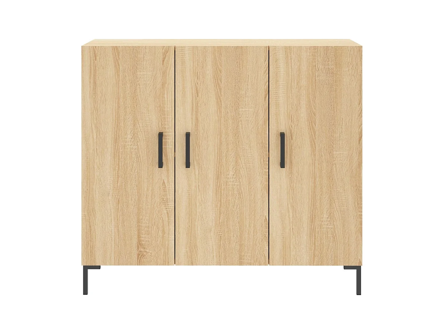 Aparador buffet cómoda mueble almacenaje organizador cocina salón salón Sonoma 90 x 34 x 80 cm madera contrachapada marrón 02_0031732