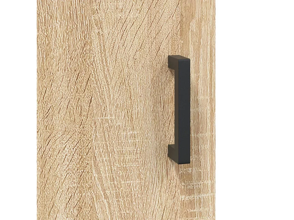 Aparador buffet cómoda mueble almacenaje organizador cocina salón salón Sonoma 90 x 34 x 80 cm madera contrachapada marrón 02_0031732