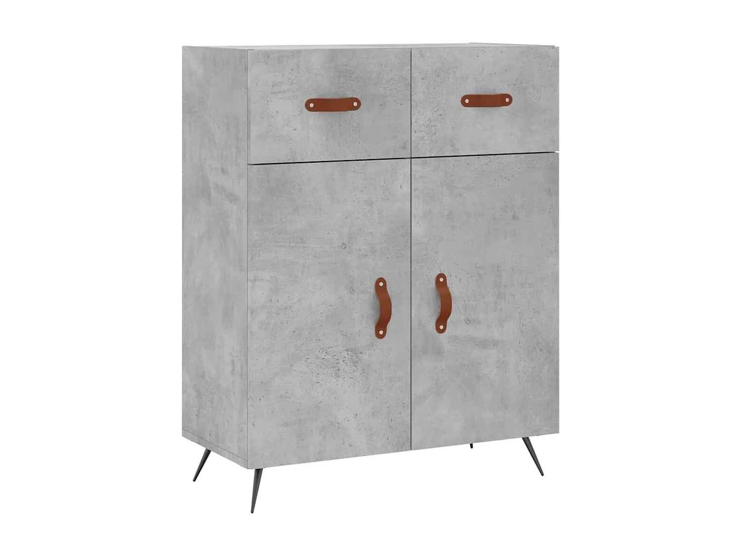 Buffet aparador cômoda armário unidade de armazenamento organizador cozinha sala sala alta 69,5 x 34 x 180 cm madeira trabalhada cinza 02_0034598