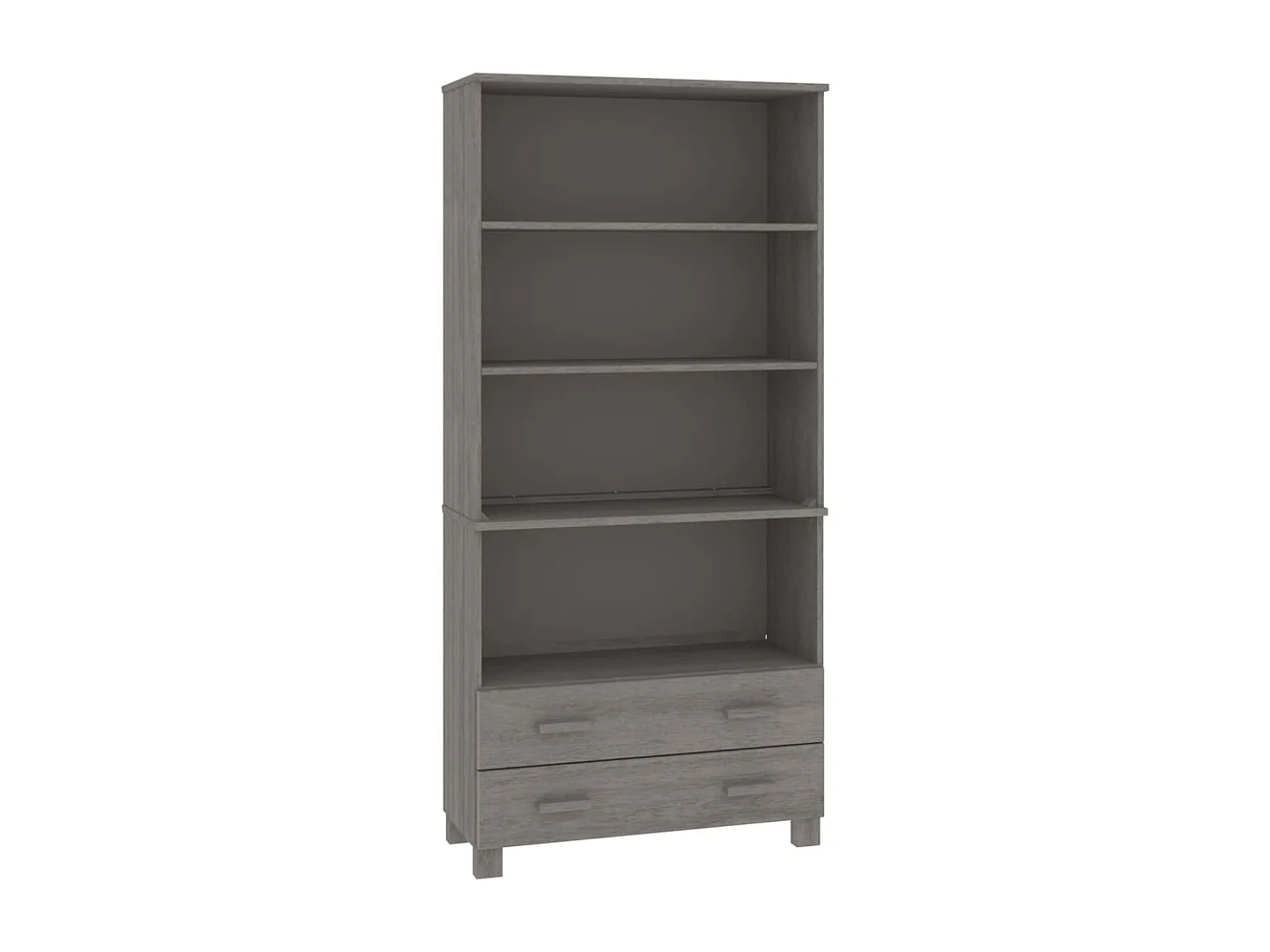 Aparador cómoda cómoda armario mueble organizador cocina salón salón madera maciza de pino gris claro 02_0032142