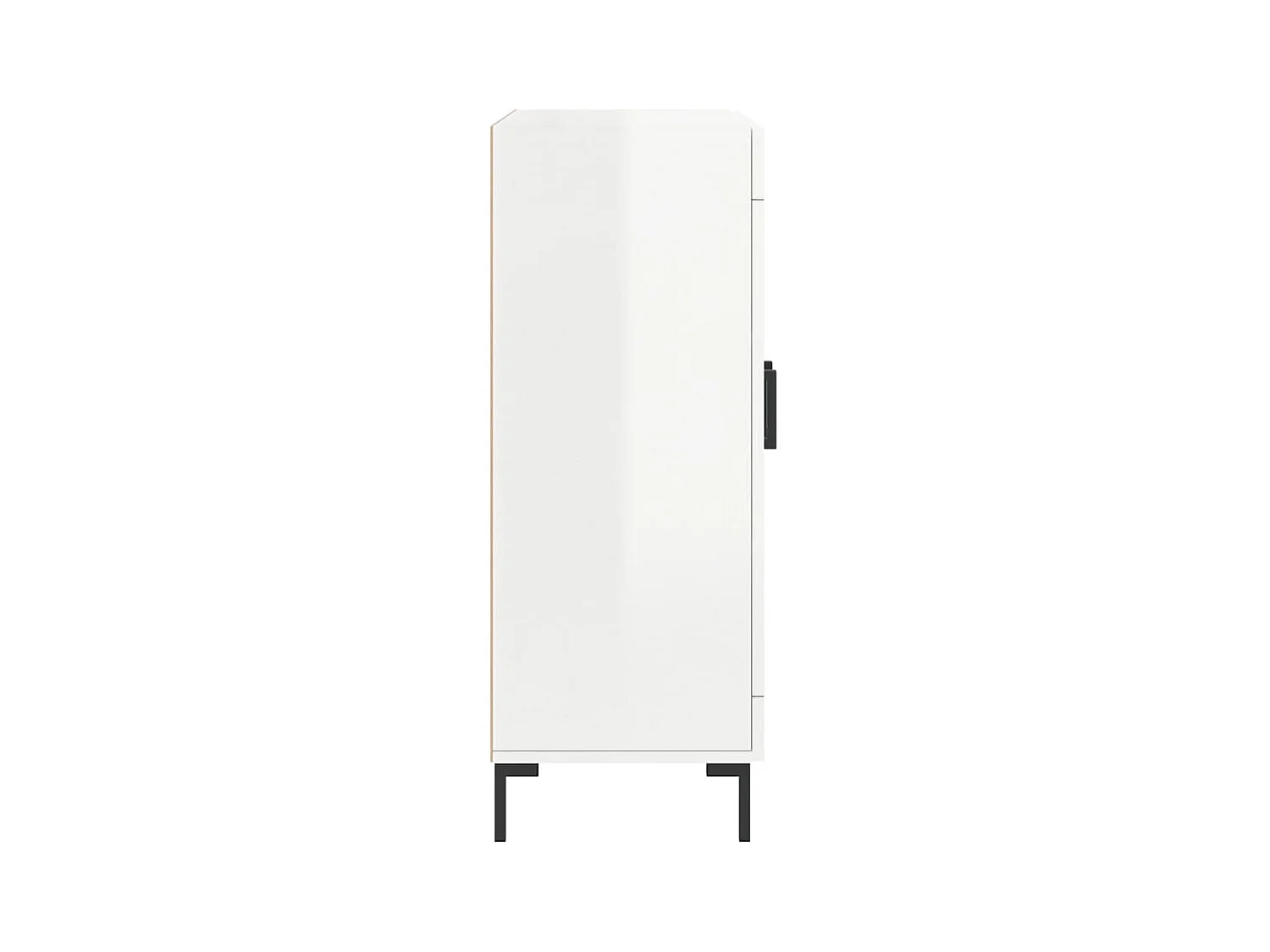 Credenza buffet cassettiera mobile contenitore organizer cucina soggiorno lucido 69,5 x 34 x 90 cm derivati ​​del legno bianco 02_0030700