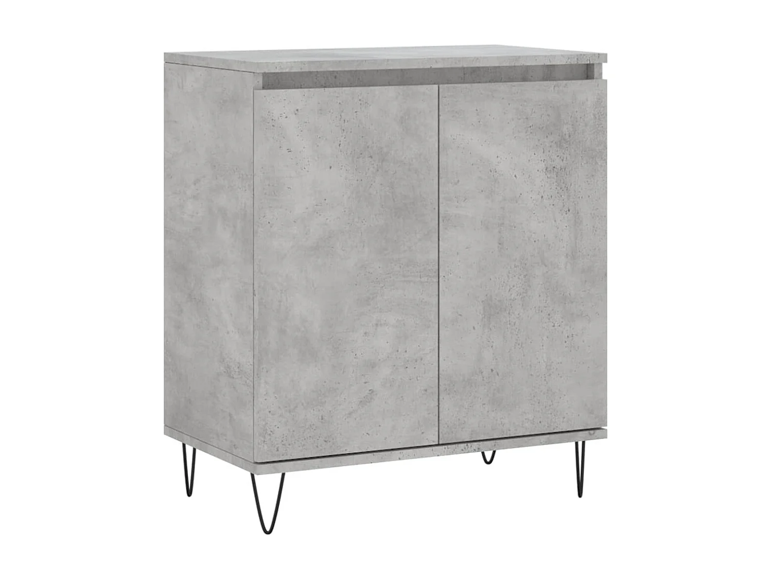 Credenza buffet cassettiera mobile contenitore organizer cucina soggiorno soggiorno 60 x 35 x 70 cm derivati ​​del legno grigio 02_0031977
