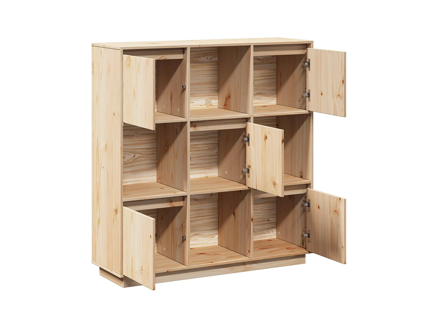 bahut commode armoire bois marron 110.5 x 35 x 117 cm 02_0029506