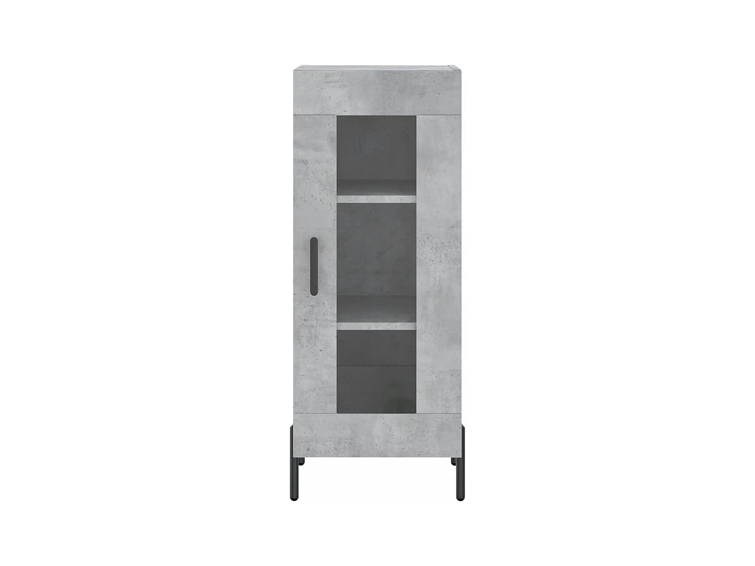 Aparador buffet cómoda mueble mueble de almacenaje organizador cocina salón salón 34,5 x 34 x 90 cm madera contrachapada gris 02_0031914