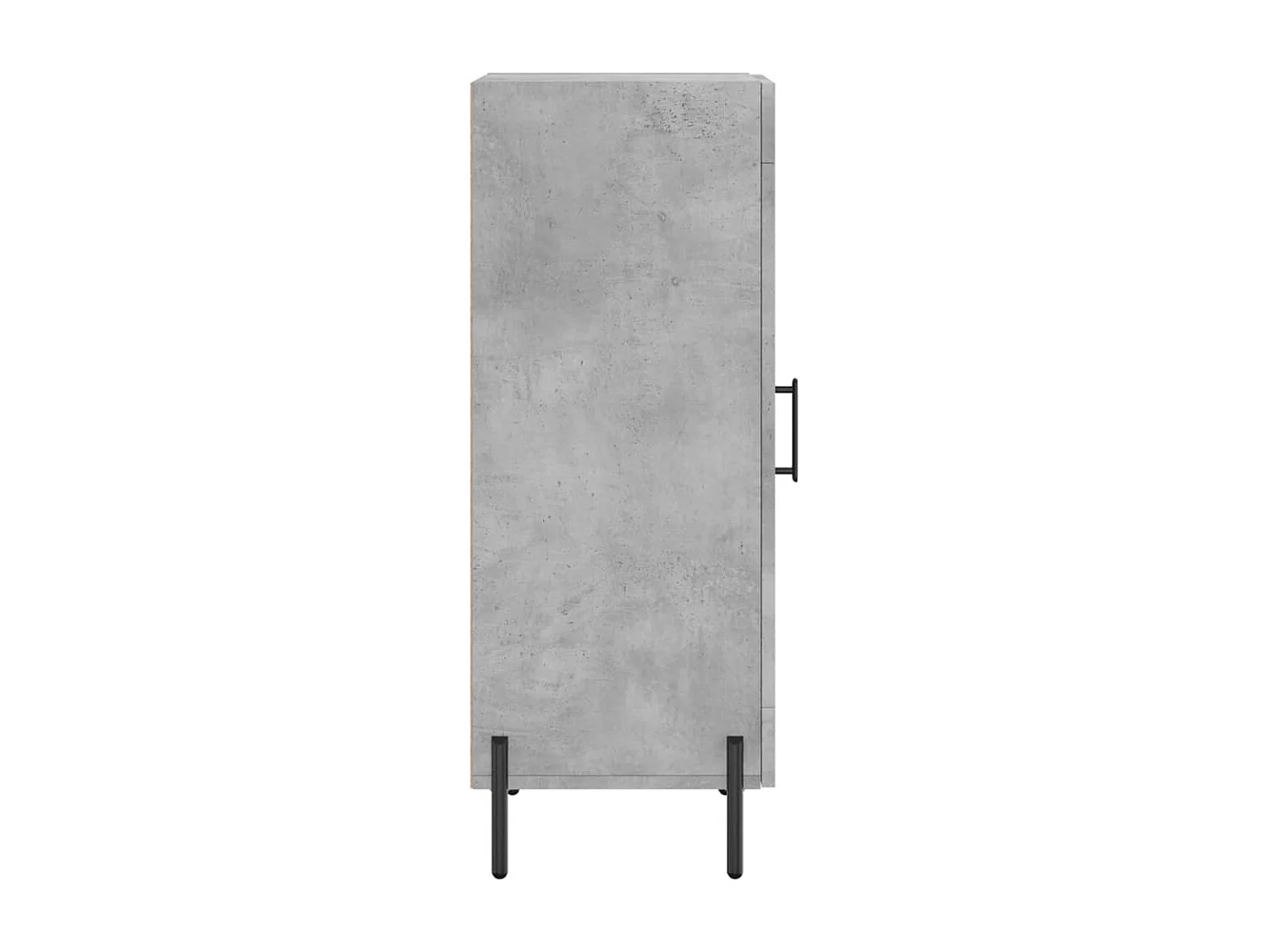 Credenza buffet cassettiera mobile contenitore organizer cucina soggiorno soggiorno 34,5 x 34 x 90 cm derivati ​​del legno grigio 02_0031914
