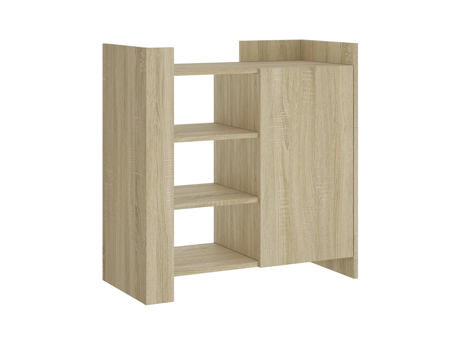 Credenza cassettiera cassettiera mobile contenitore organizer cucina soggiorno soggiorno Sonoma 73,5 x 35 x 75 cm derivati ​​del legno marrone 02_0031708