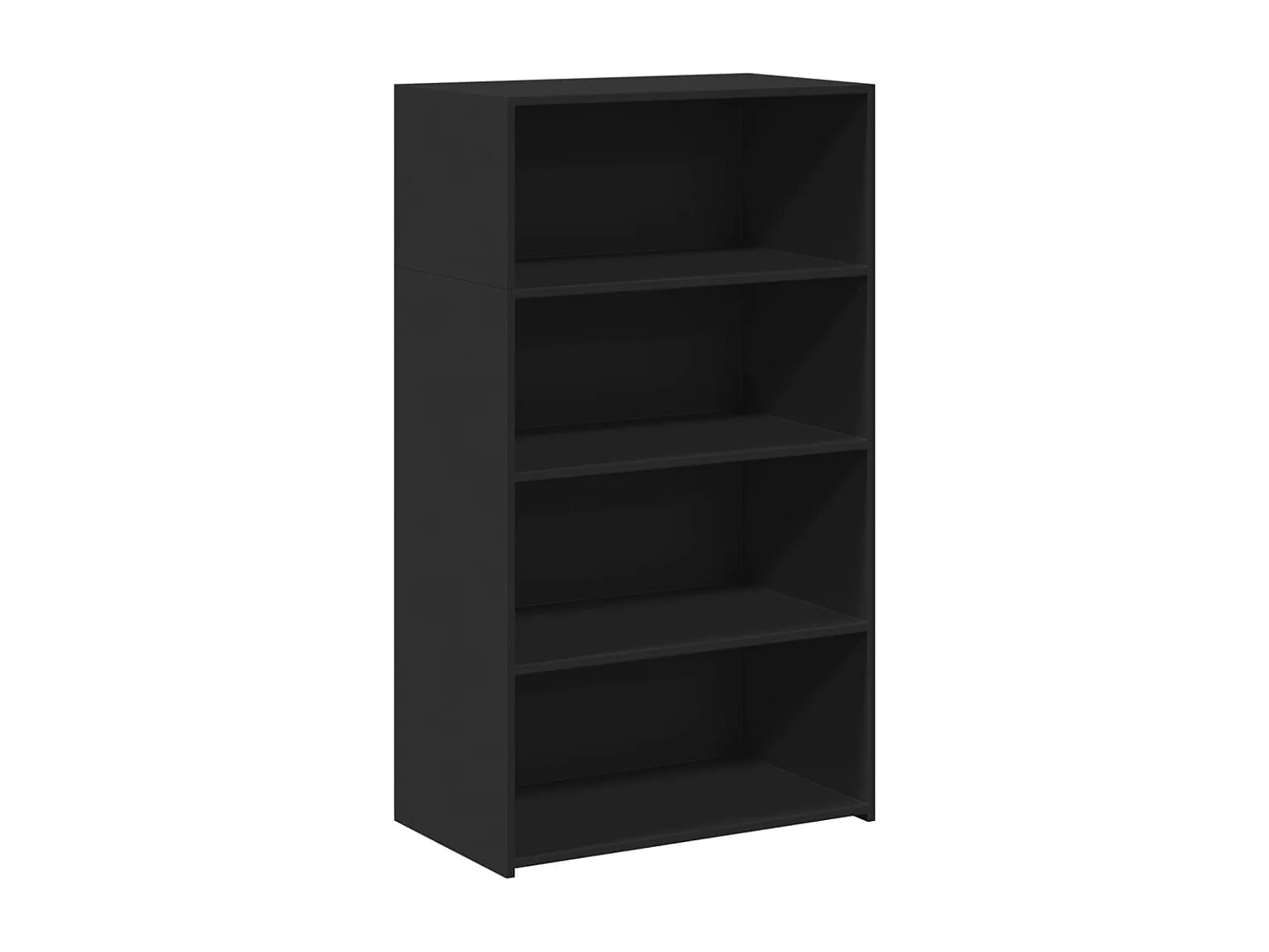 Aparador cómoda cómoda armario mueble organizador cocina salón salón alto 70 x 41 x 124 cm madera contrachapada negro 02_0035123