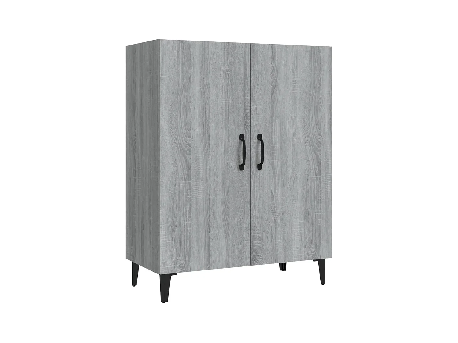 Credenza cassettiera cassettiera mobile contenitore organizer cucina soggiorno soggiorno Sonoma 70 x 34 x 90 cm derivati ​​del legno grigio 02_0036511